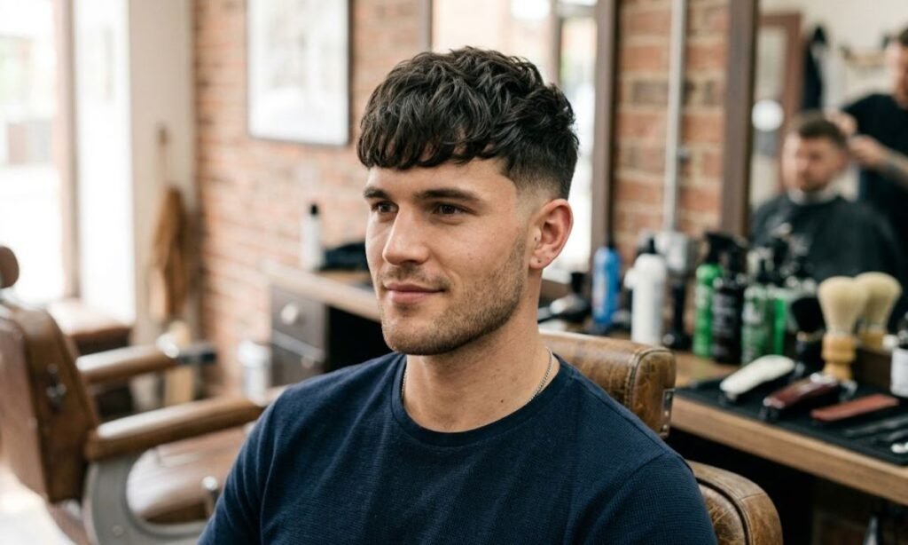 drop-fade-with-fringe-for-square-face-shape