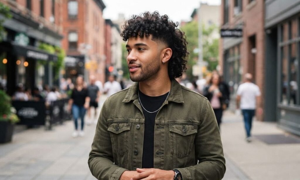 low-fade-mullet-for-curly-hair